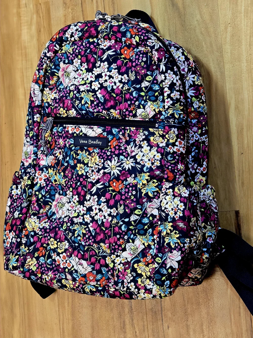 Vera Bradley Quilted Cotton Backpack - Retired Itsy Ditsy Floral Print